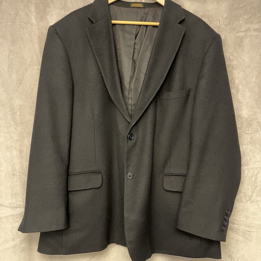 Stafford Men's Blazer Sports Coat Lama‎ Wool Camel Hair Blend Size 50 R